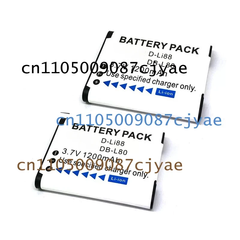 Powercell For Pentax Ricoh H90 P70 P80 WS80 X70 W90 CG10 D-LI88 DB-L80 Digital Camera Replacement Battery