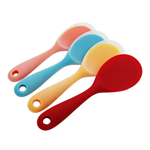 Silicone Rice Rice Paddle Spoon Nonstick Sushi Spatula Serving Scoop