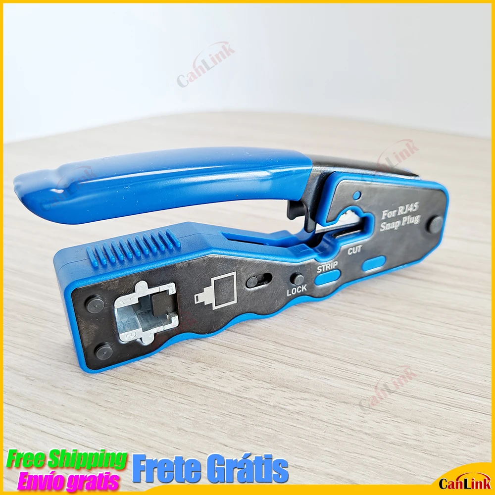 New RJ45 Crimping Tool Pliers Network Crimper Stripper Cutter Ethernet Clip Tongs RG45 Cat6 Cat5e Cat5 Cat3 RJ11 Multi Function