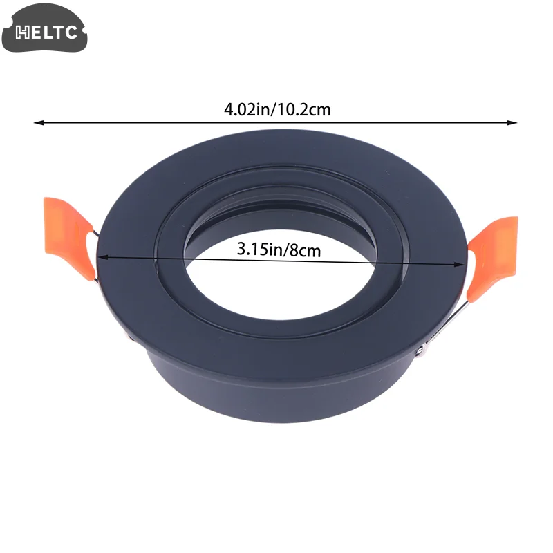 1PC Hoge Kwaliteit Aluminium Wit/Zwart Ronde GU10 MR16 Verstelbare Spot Lichtpunt LED Downlight Plafond Spot licht Frame