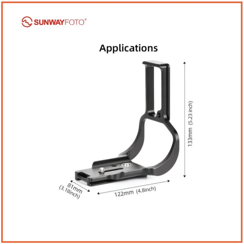 

SUNWAYFOTO Custom L-bracket for Nikon Z6II Z7II with Battery Grip MB-N11 Arca RRS Compatible
