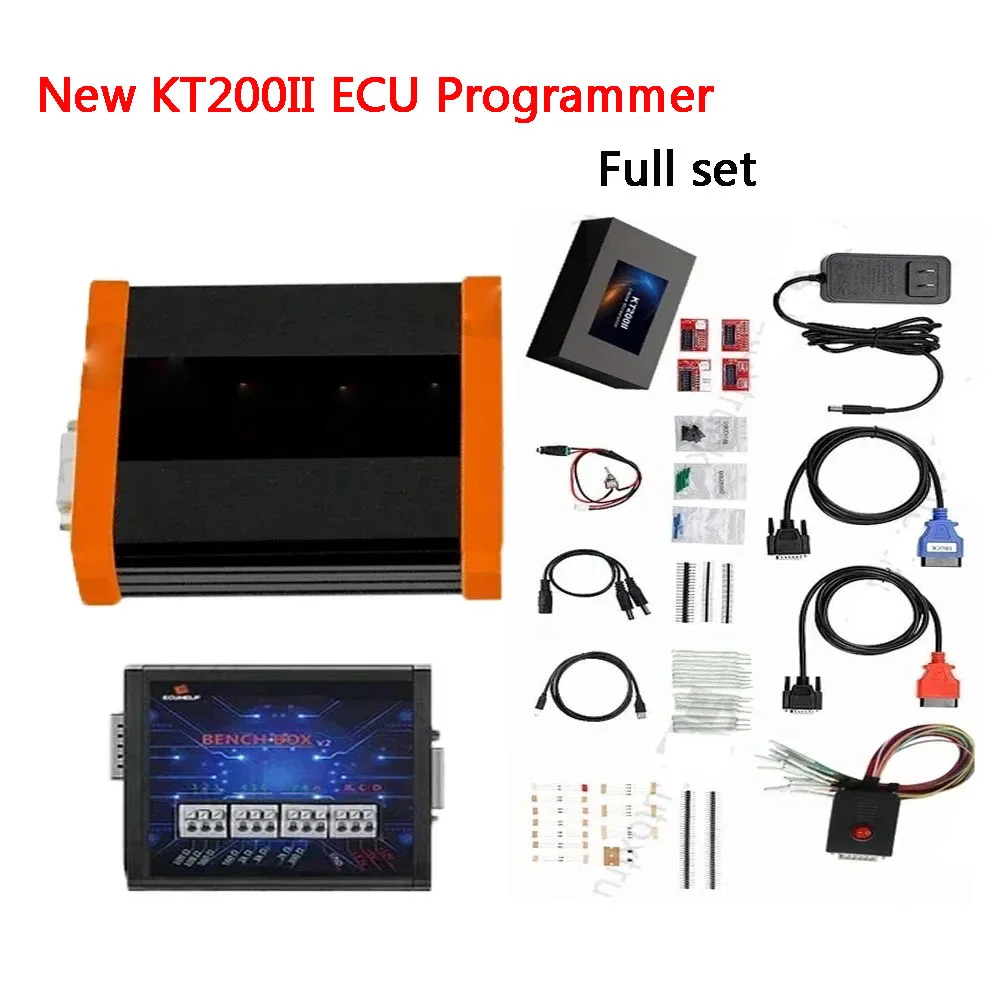 KT200II ECU Programmer Auto Version Optimised Hardware Stable Support with Offline Workstation Support Bench OBD BDM JTAG