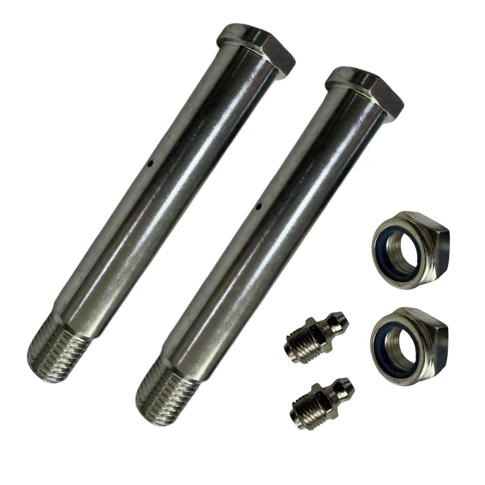 새로운 미니 굴삭기 어태치먼트 핀 0.98인치/25mm, 백호 어태치먼트용으로 교체 가능, 윤활용 오일 구멍 포함