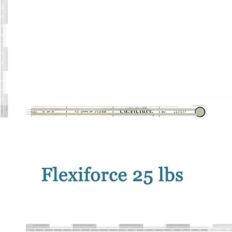 Thin Film Force Sensor 1/25/100 lbs Flexible Pressure Sensor for Arduino DIY