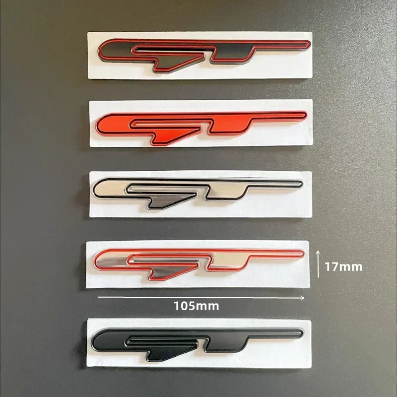 3D Metal GT Line Logo Car Rear Boot Trunk Emblem Badge Stciker Decals For KIA Gtline K3 K4 K5 KX5 Rio Ceed Sportage Stinger view 3