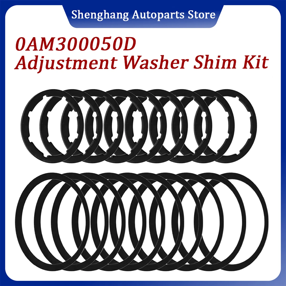 

For 0AM300050D DQ200 0AM 7-Speed Transmission Clutch Gen 1 Adjustment Washer Shim Kit For Audi A3 S3 VW Golf Skoda Octavia