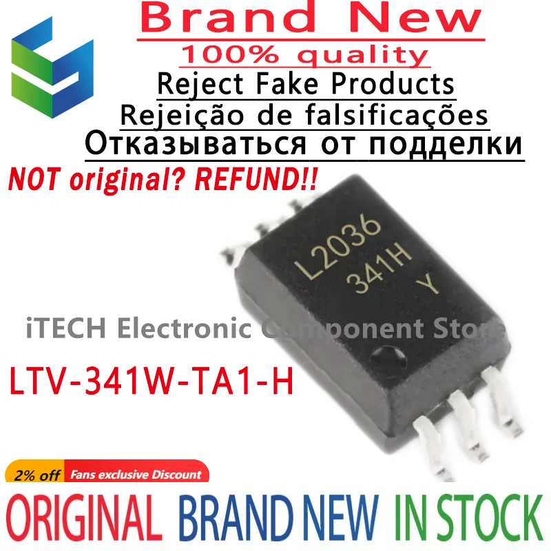 

10pcs/lot Original LTV-341W-TA1-H 341 SOP-6 100% New and Genuine