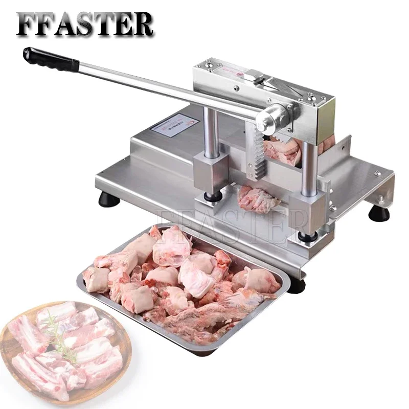 BURUIMU 手動骨カッタースライサー肉スライサーチキンアヒル魚ラム骨切断機ステンレス鋼商業家庭用