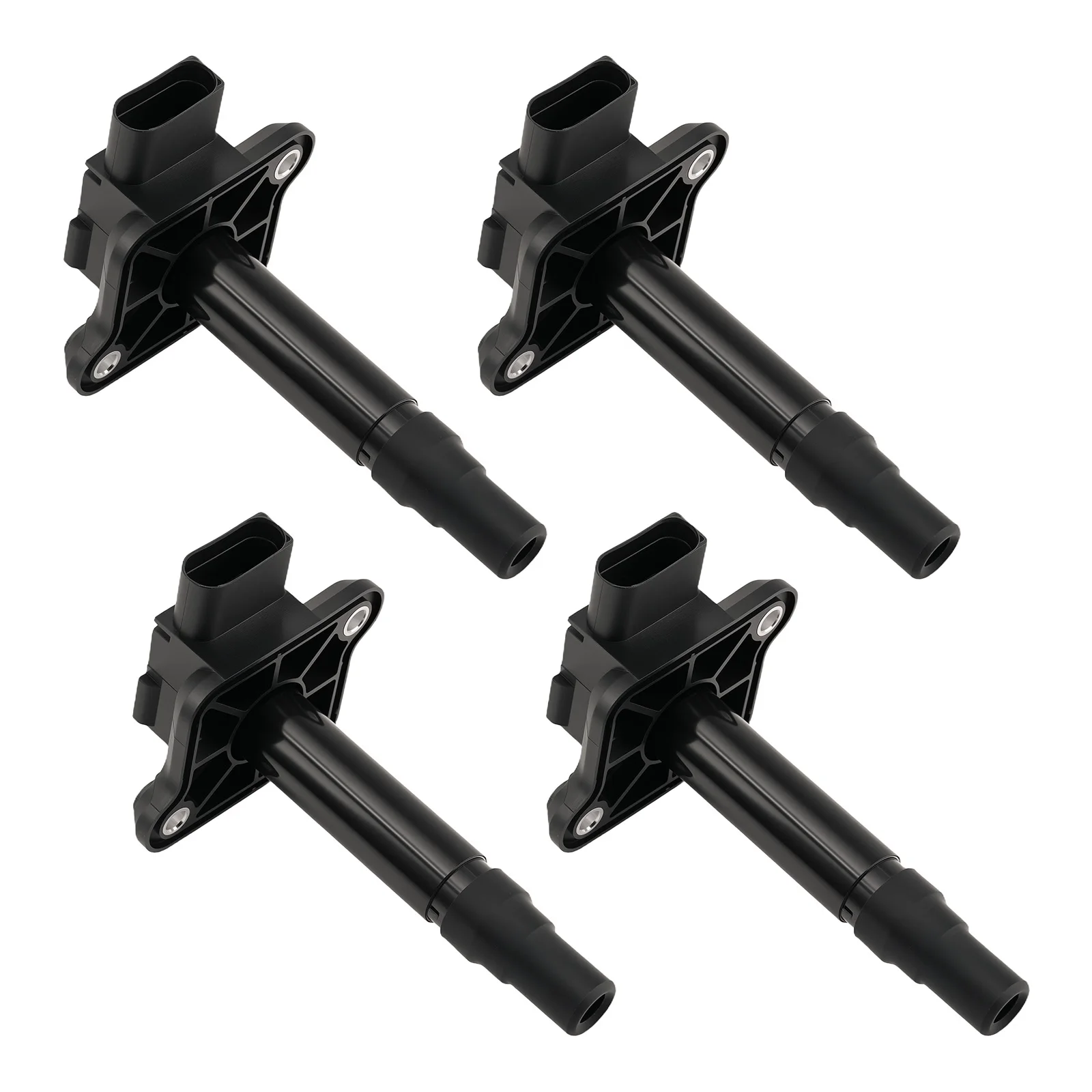 

Комплект из 4 зажигательных модулей для VW Audi 1.8L 4.2L 99-04 06B905115B UF274, черный, 12В