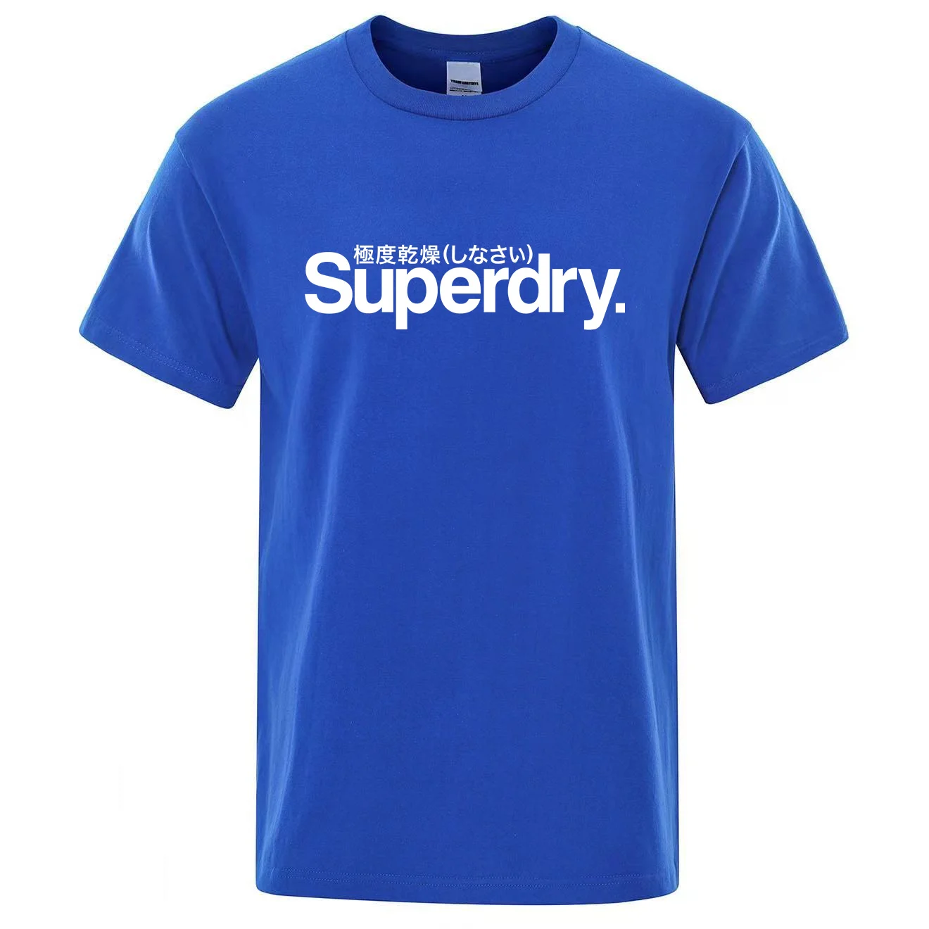 Superdry Printed Men\'s Summer 100% Cotton Comfortable, Breathable, Casual, Fashionable Retro T-shirt Outdoor Men\'s Street Clothi