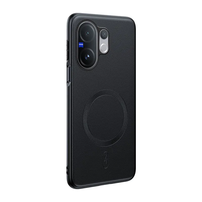 Für Vivo V60 5G: Magnetische Schutzhülle aus Leder, Anti-Fingerabdruck, rutschfest, aus PC+TPU. – Detail 2