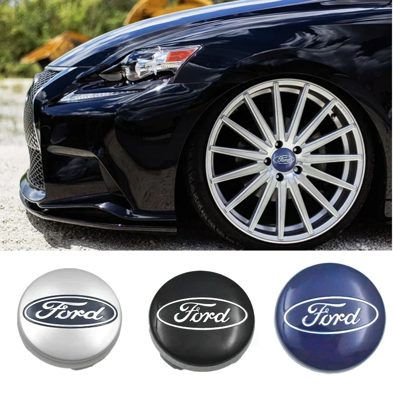 Car Wheel Center Cover Car Hub Caps Accessories for Ford Shelby ST Focus Fusion Transit Fiesta Mk6 Explorer Ranger Kuga Maverick