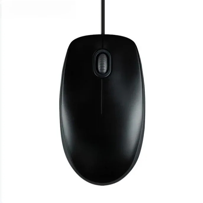 B100 Featured Official Big Brand Wired Office Mouse Symmetrical