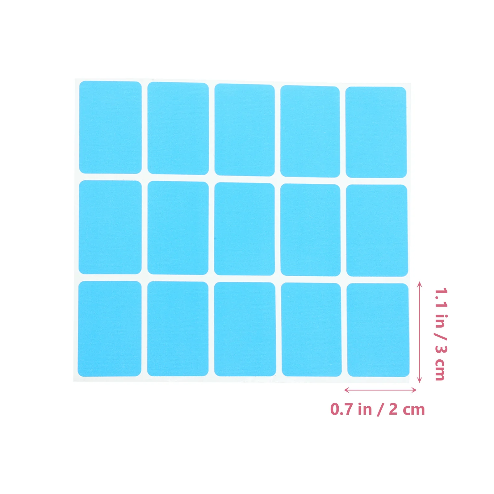 Colored Copperplate Paper Label Stickers Peel Stick Shipping Address DIY Organizer No Smudge Label Stickers