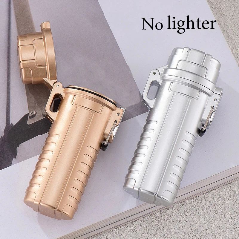 PP Material Sealed Lighter Case For Bic Full Size J6 Lighter Triple Anti Drop Explosion-Proof Waterproof Lighter Cover 3 Color