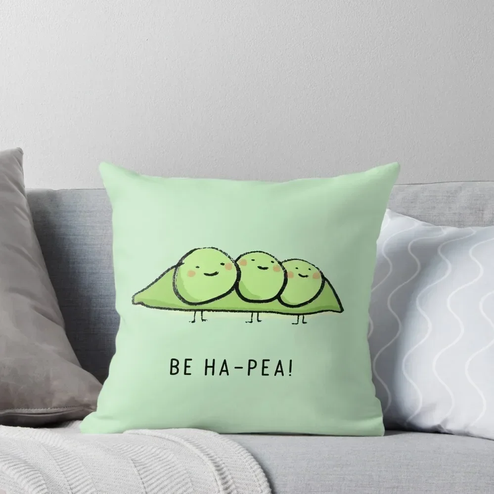 

Be Ha-Pea! Throw Pillow Sofa Cushion Cover Sitting Cushion Throw Pillow Covers Bed pillowcases pillow