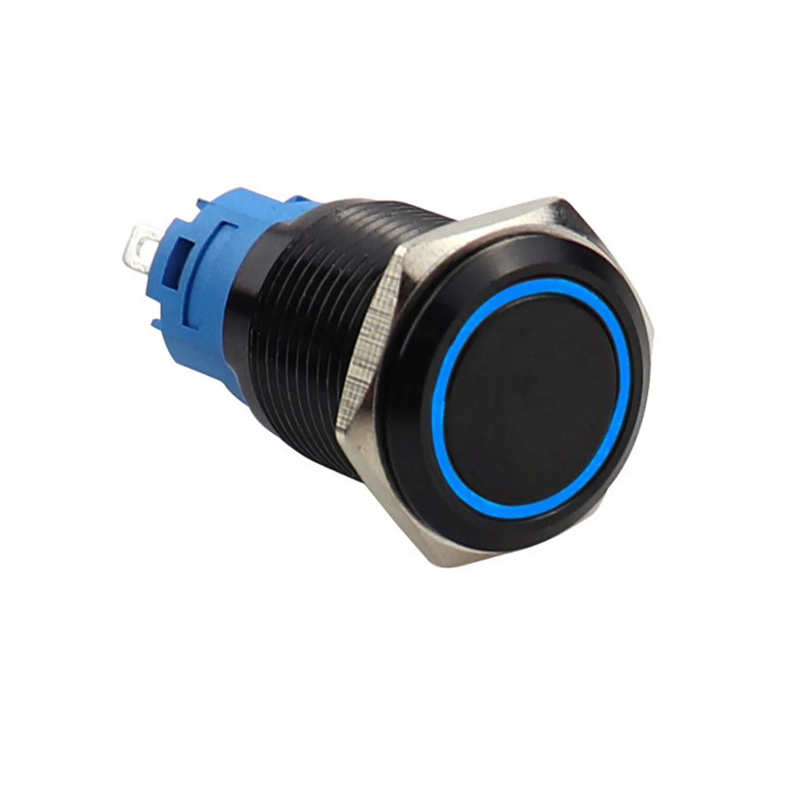 35mm Length Metal Push Button Switch Metal Switch 12-24V Operating Voltage IP66 Waterproof Rating For Machinery