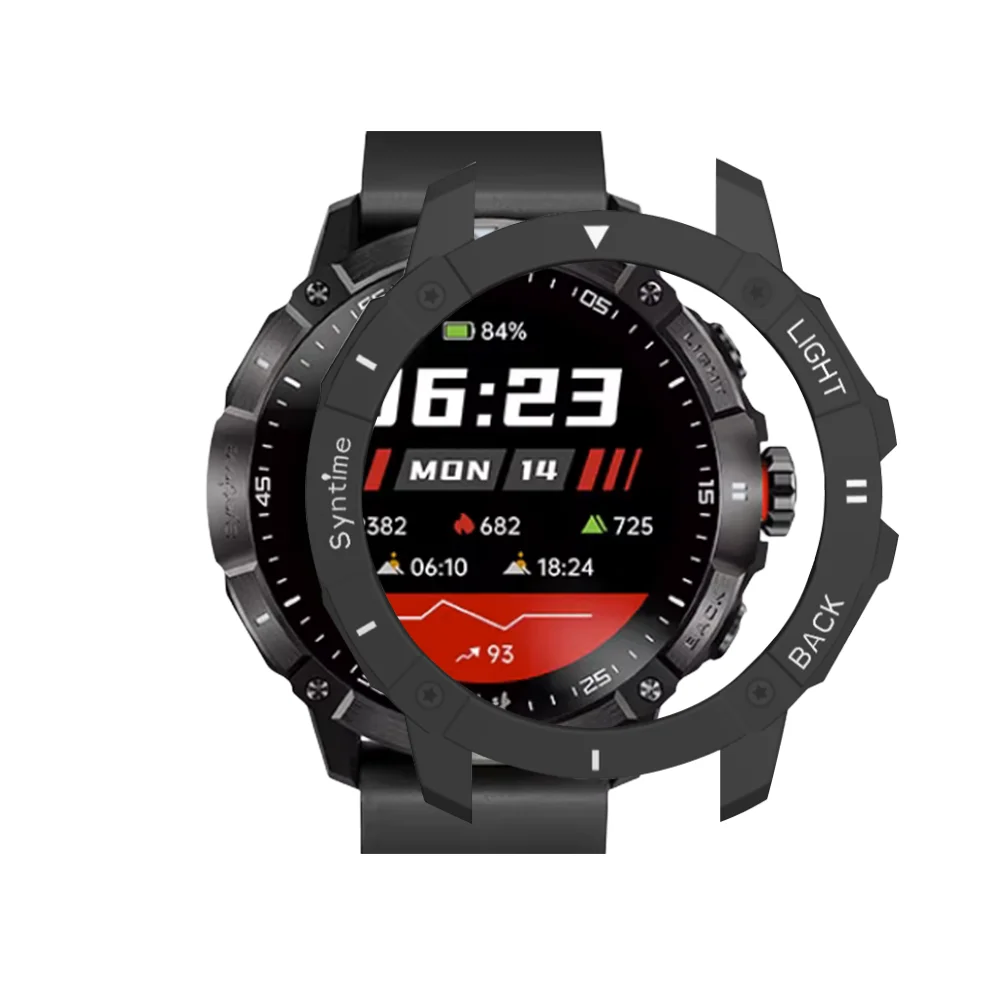 Voor Syntime 2 2 Pro Smartwatch Pc Case Anti-Kras Protector Cover Hard Shell Frame Voor Syntime2 Pro Sleeve Behuizing