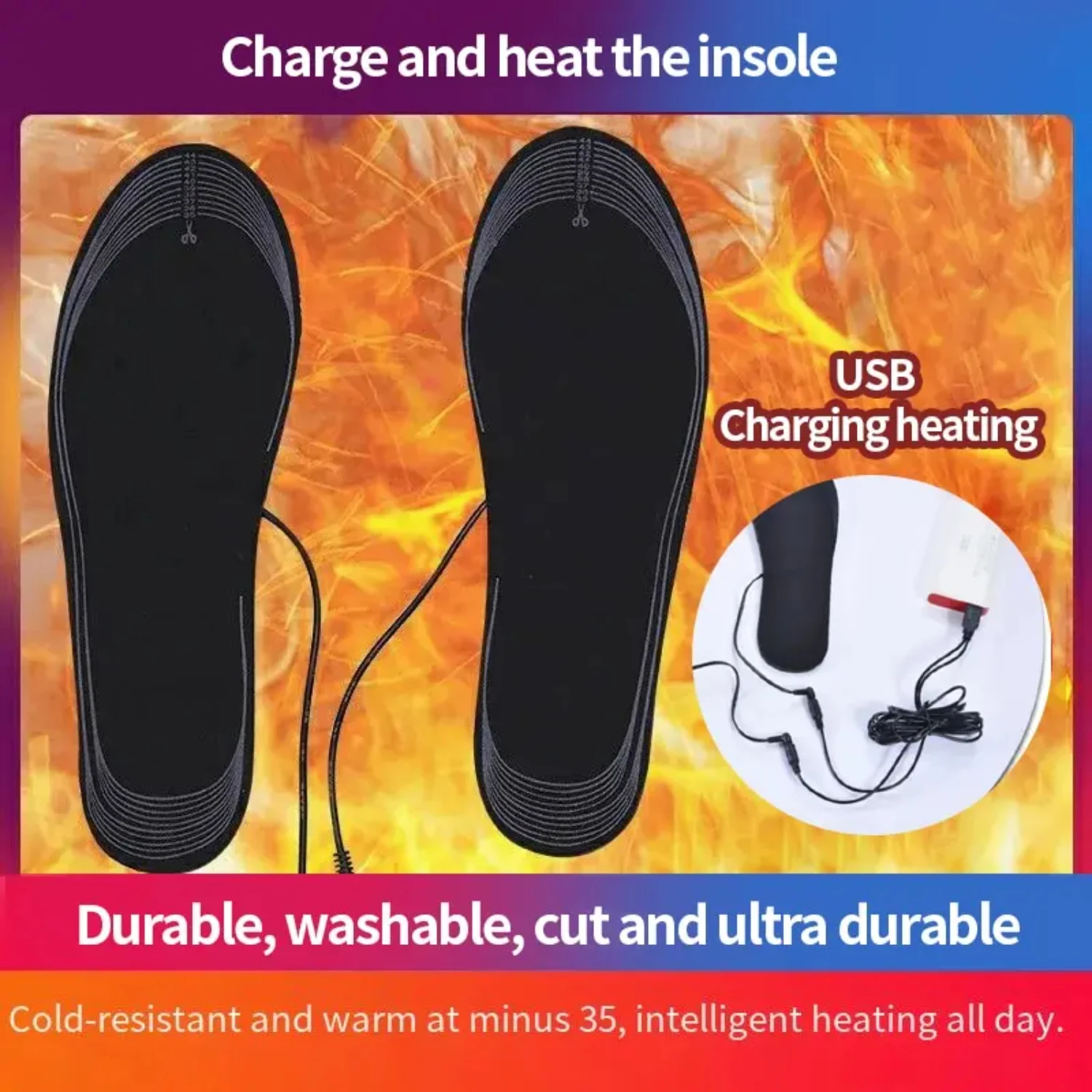 Stay warm all day long with the ultimate comfort of rechargeable ultra-comfortable heating foot warmers. Indulge in cozy insoles