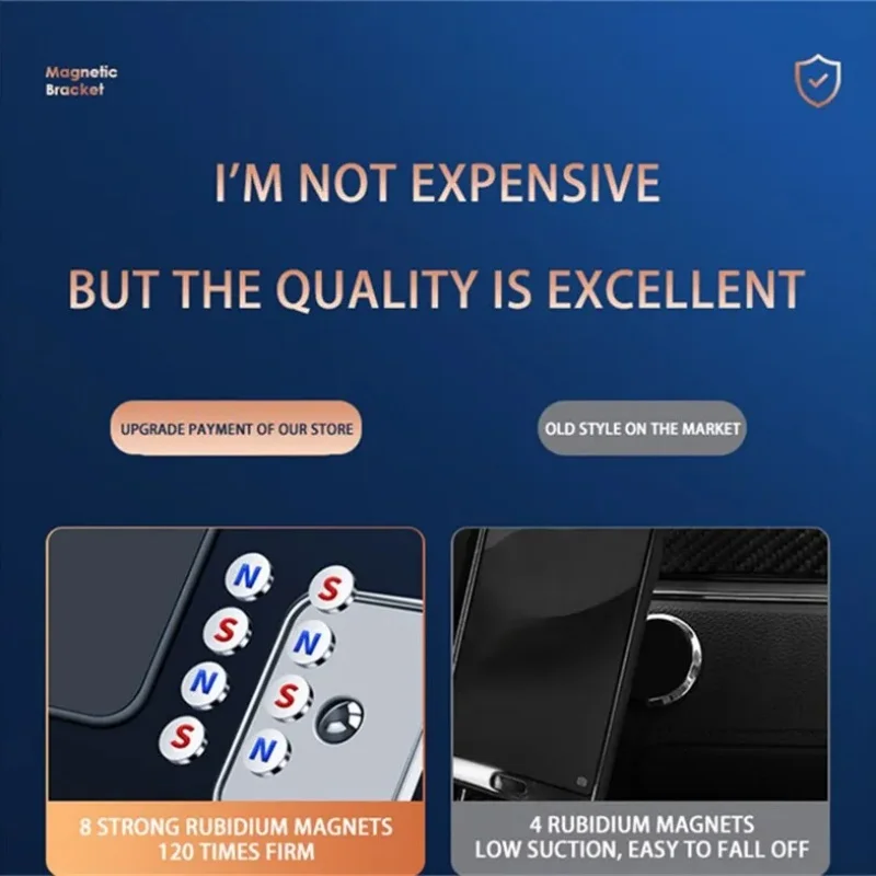 Newmagnetic Attraction Universal Instrument Panel Mobile Phone Holder Universal Magnetic Attachment Mobile Phone Holder