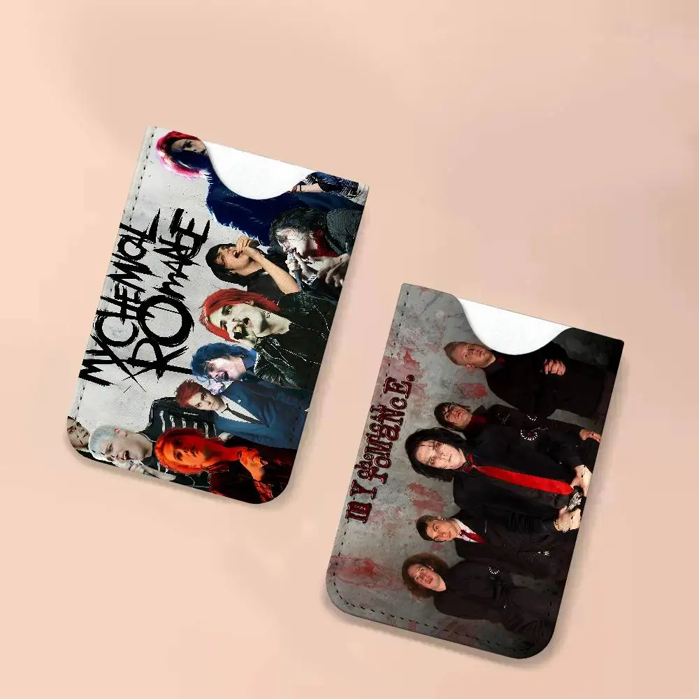 Rock Band M-My C-Chemical R-Romance Light and thin mini bag small and portable bus card protective leather case men and women