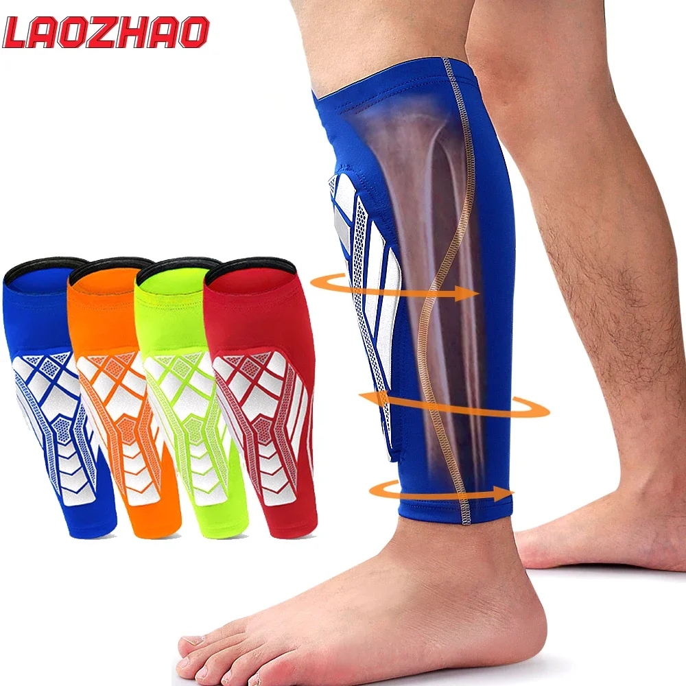 

1Pcs Shin Guards - Calf Compression Sleeves with EVA Pad for Men Women - Leg Sleeves Support Ideal for Leg Cramp Relief,Running