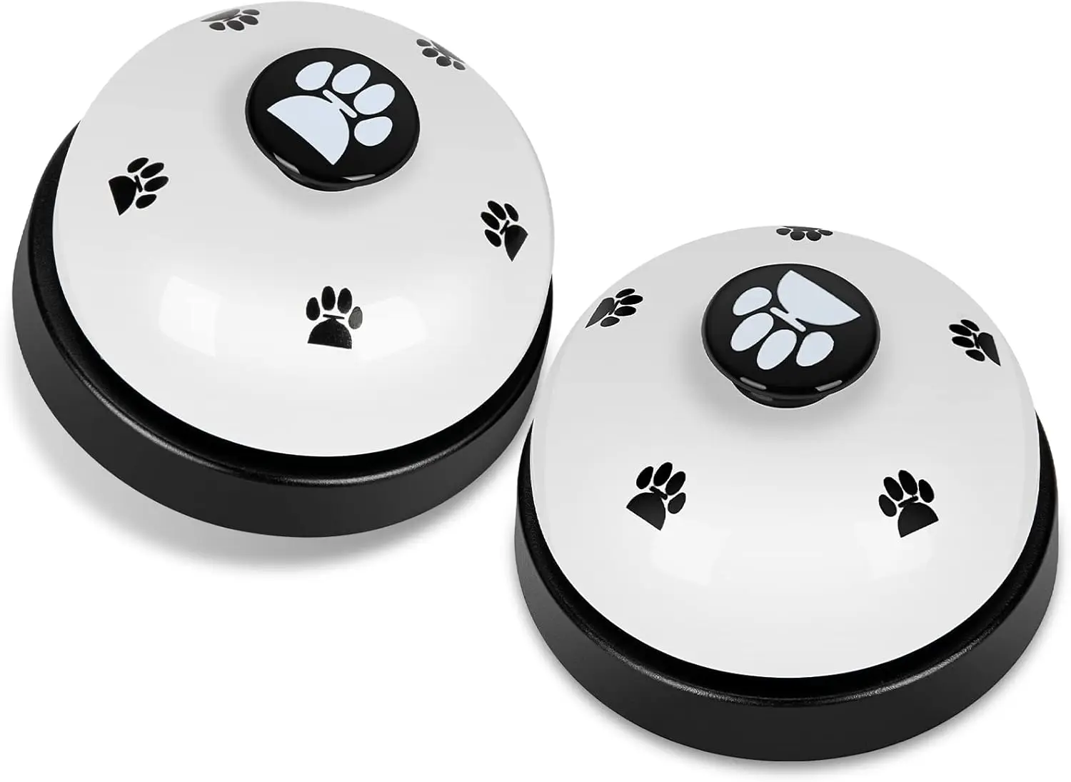 

Pet Training Bells 2 Pack for Door Potty Training and Communication with Paw Print Design