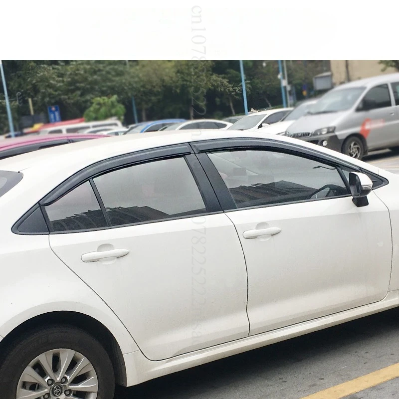 

For Toyota Corolla 09-21,For LeiLing 14-21,For Yaris Sedan17-19, Window Visor Sun Rain Deflector GuardAwningsSheltersAccessories