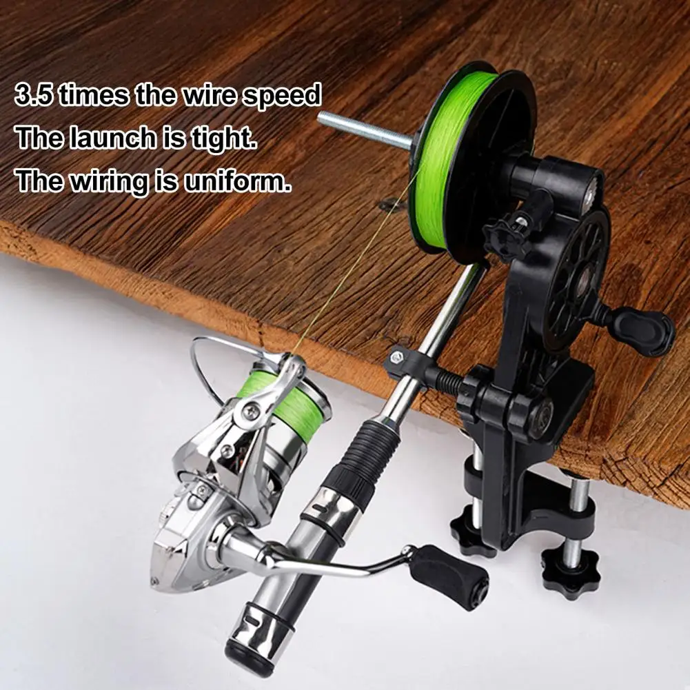 

Устройство для намотки лески с эргономичной ручкой Намотчик рыболовной катушки Регулируемый Простой в использовании Легкий намотчик рыболовной катушки