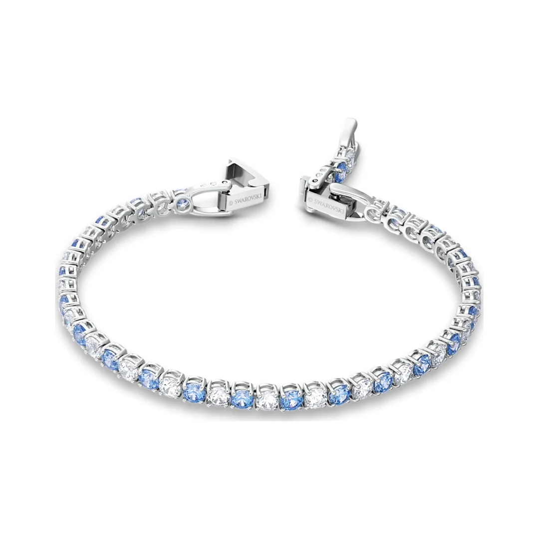 

Swarovski Tennis Deluxe Bracelets Women's Blue Silver 5536469