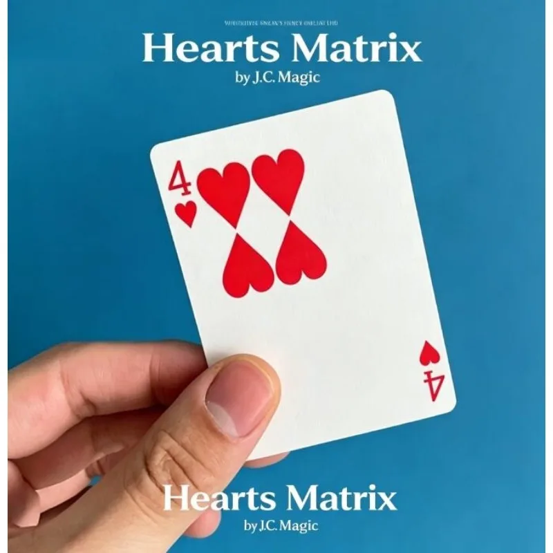 

Профессиональный фокус с картами J.C Magic Hearts Matrix: реквизит для магии близкого плана, иллюзии, тайны, аксессуар для фокусника