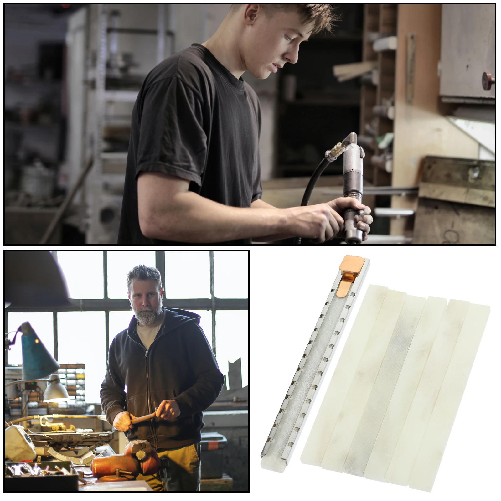 

1Set Soapstone Pen Holder with Refills Ergonomic Soapstone Marker for Welding Tools Metal Fabrication Soap Stone Penciles