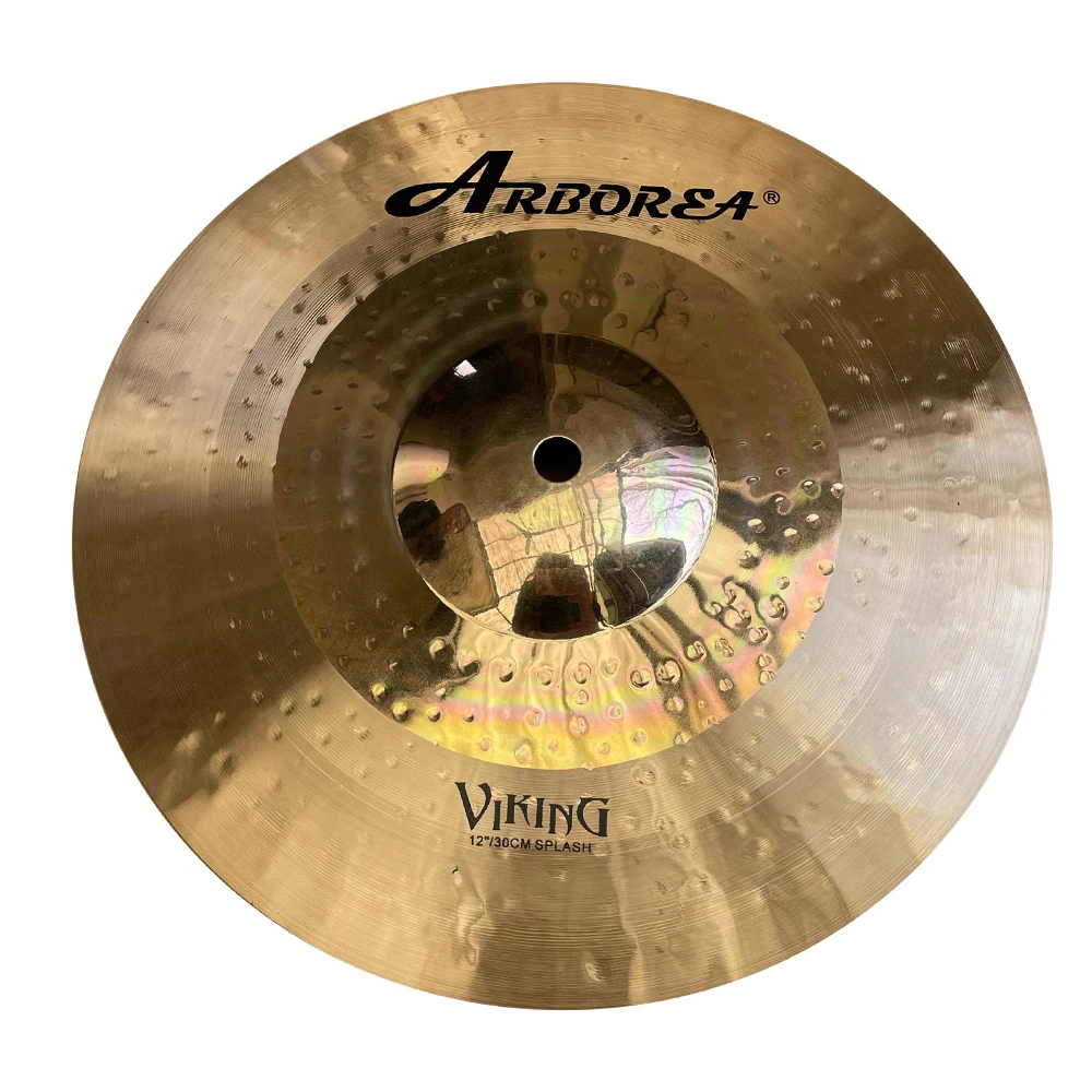 100% Handmade Viking Series Splash Cymbals 12 inch One Piece For Drums