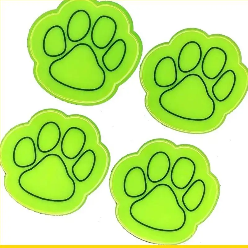 SZCH 4ps Bicycles Reflector Stickers High Reflective Bicycles Decals for Increased Safety During Night Rides Easy Application