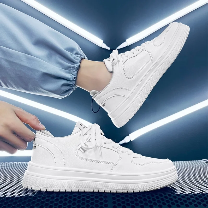 

Men's Breathable Summer Shoes 2025 New Fashion Casual Sports Flat Bottom All-Match Trendy Shoes Korean Style round Toe Rubber...