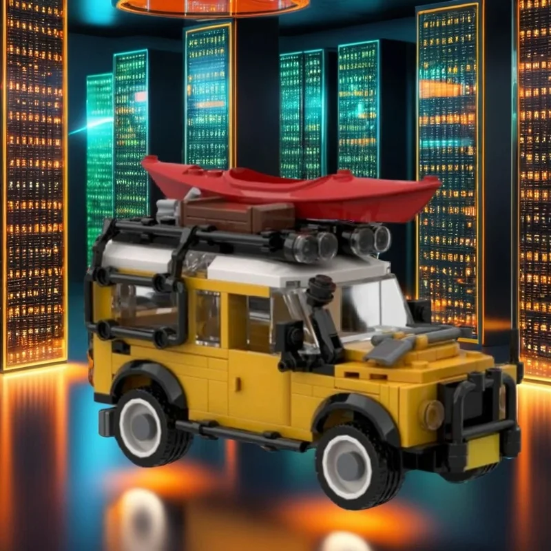 251pcs MOC Land Rover Defender City Minifigure Creator Model Building Blocks Architecture Kids Brick DIY Christmas Gifts Toy