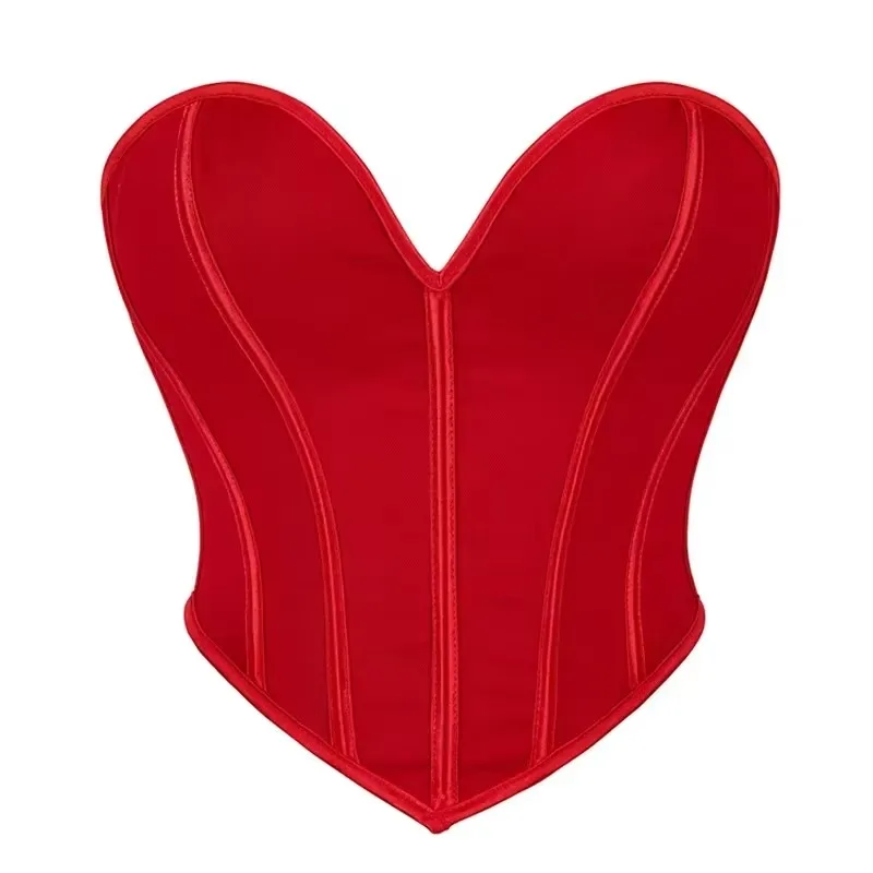 

Female Underwear Corset Sleeveless Off Shoulder Sexy Crop Tops Vest Backless Bustier Top