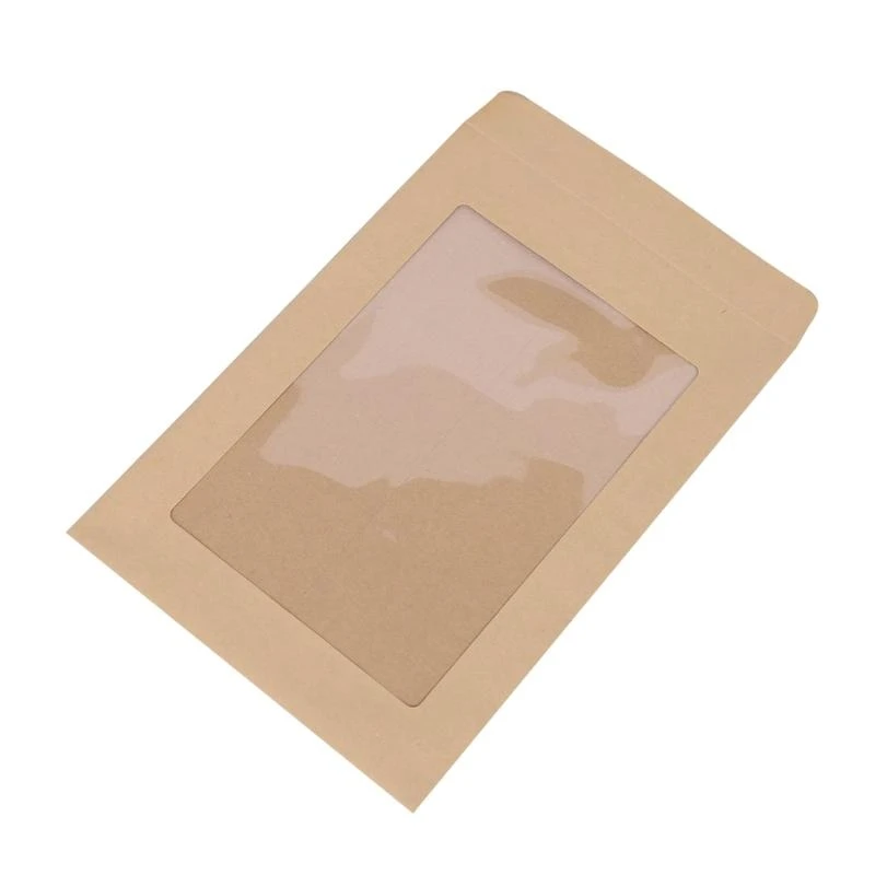 20PCS Handmade Envelope Envelopes with Clear Window, Gift Card Envelopes 4x2Inch