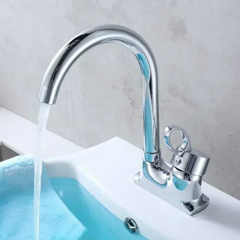 

Toilet Basin Faucets Bathroom Mixer Tap Zinc Alloy Hot and Cold Water Tap Kitchen Faucet Household Bathroom Faucet Deck Mounted