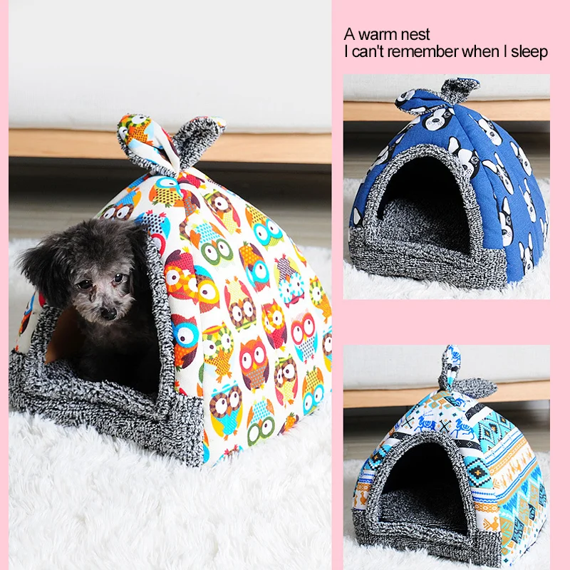 outdoor folds flat storage outdoor dog pet toys tents Pet Cats tent And Dogs Winter Warm Fashion Luxury Easy to cat