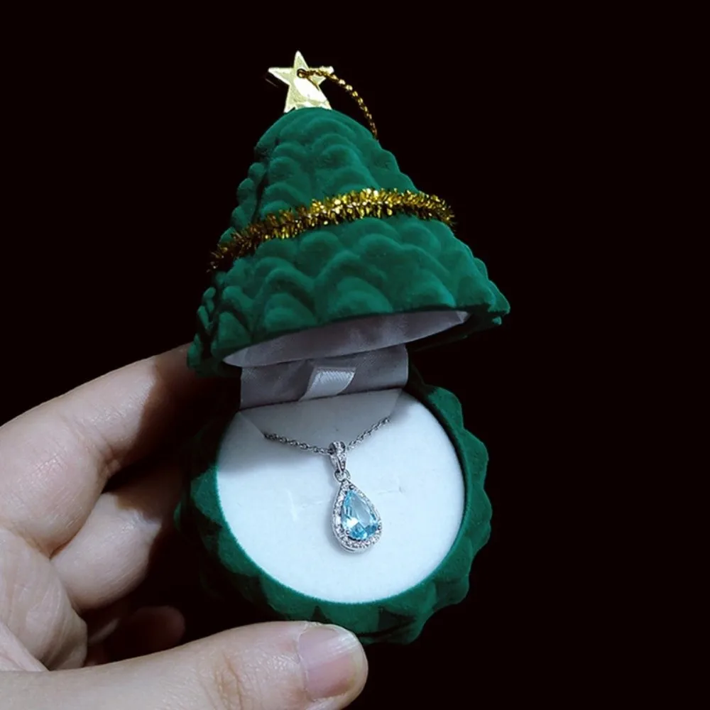 クリスマスベル クリスマスジュエリーボックス 雪だるま ウェディング クリスマスツリーオーナメント 収納 衝突防止 サンタクロース リングボックス