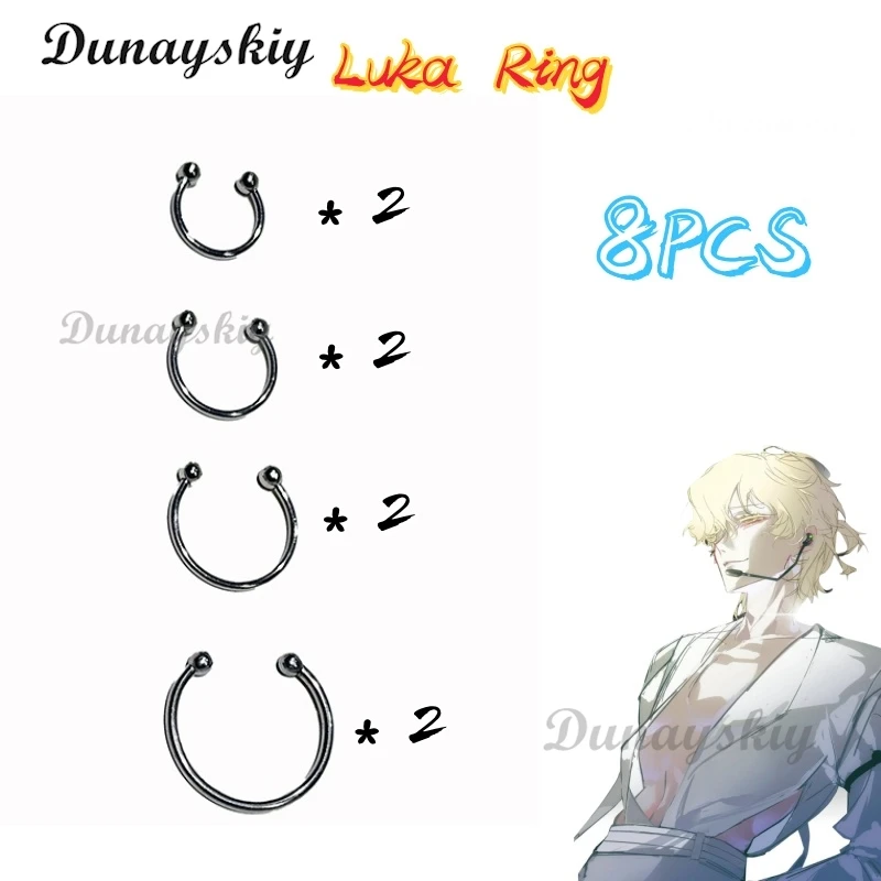 لوكا لوكا شعر مستعار أنيمي الغريبة المرحلة R7 تأثيري الدعامة شعر مستعار قصير الذهبي مجعد الشعر هالوين عيد الميلاد لعب الأدوار الرجال الباروكات مخصصة