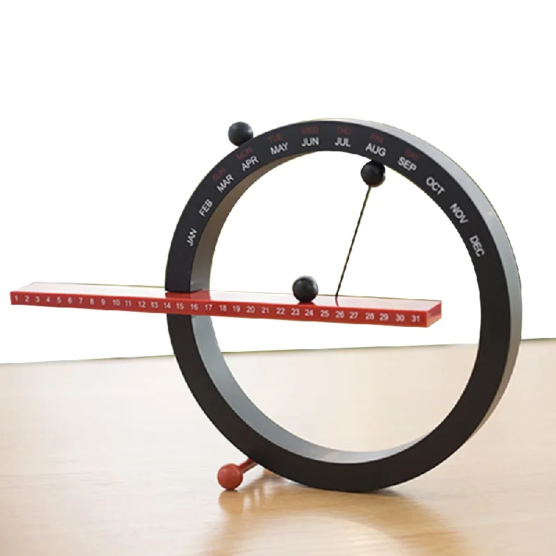 

Novelty Magnetic Ball Perpetual Calendar with Month Week Date Creative Wall Calendar Desktop Calendar Decor for Bedroom Ornament