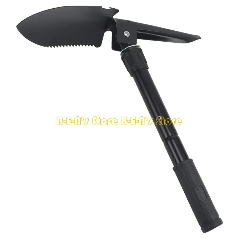 Y1AD Compactly MultiFunctional Shovel NonSlip Handle Camping Hiking Emergency Tool