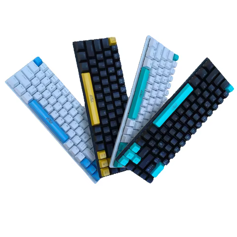 Teclado Mecânico Gamer RGB 60% Layout ABNT2 Compacto Com 68 Teclas Para PC E Notebook Melhore Sua Performance Nos Jogos