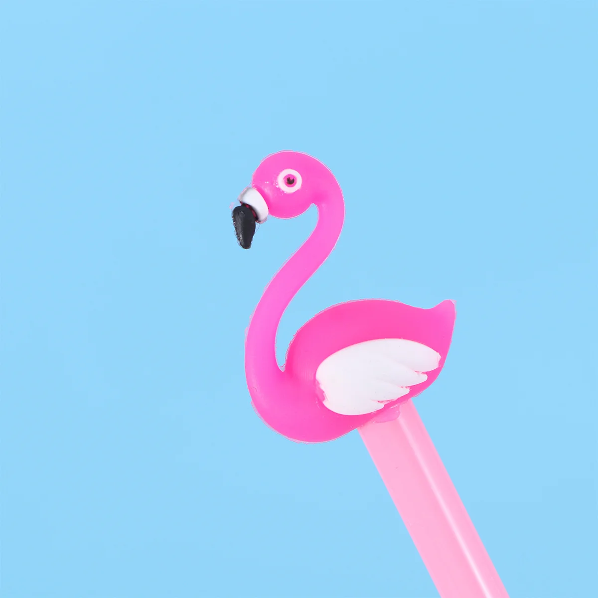

12 Pcs Gel Pen Flamingo Pens Student Stationery School Office Supplies Black Ink Writing