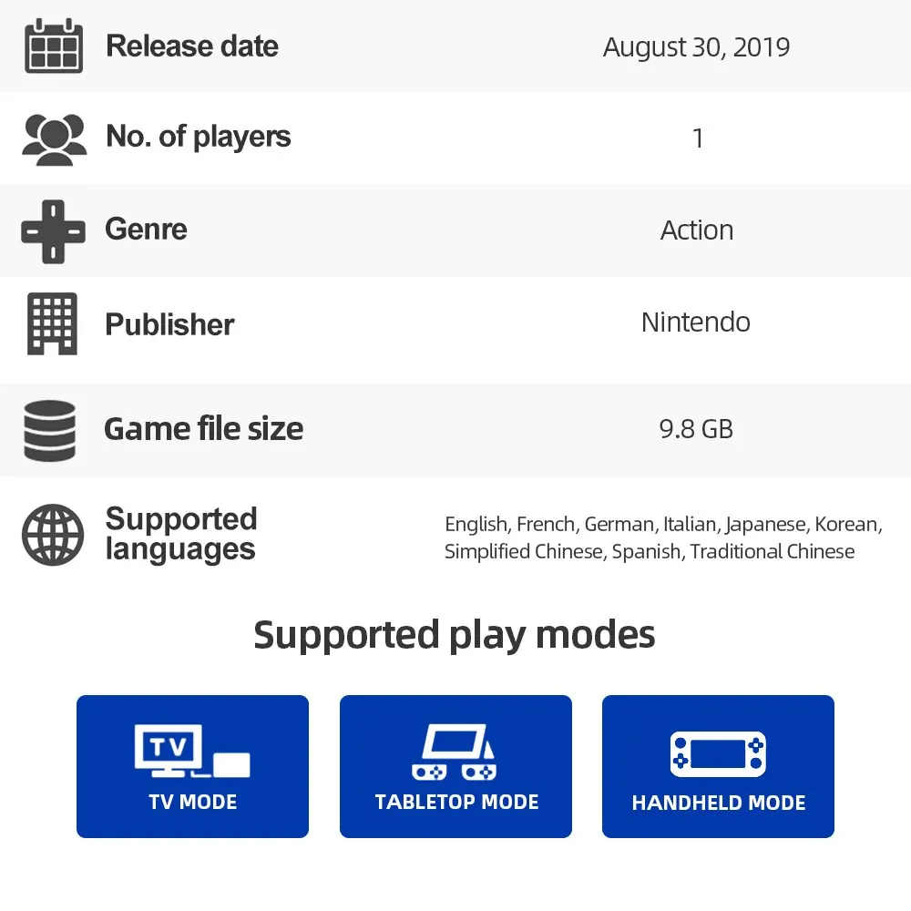 Nintendo Switch-астральная цепь-картридж с чернилами для физики игр с поддержкой ТВ Настольный игровой режим «ладонь»