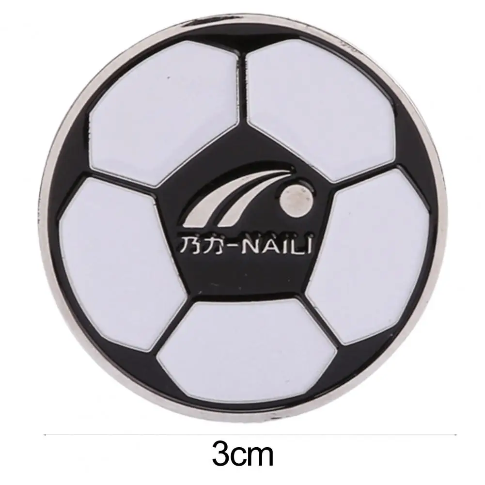 Soccer Toss Coins Alloy Football Referee FlipCoins Relief Rust-free Visible Two-sided Judge FlipCoins Soccer Supplies