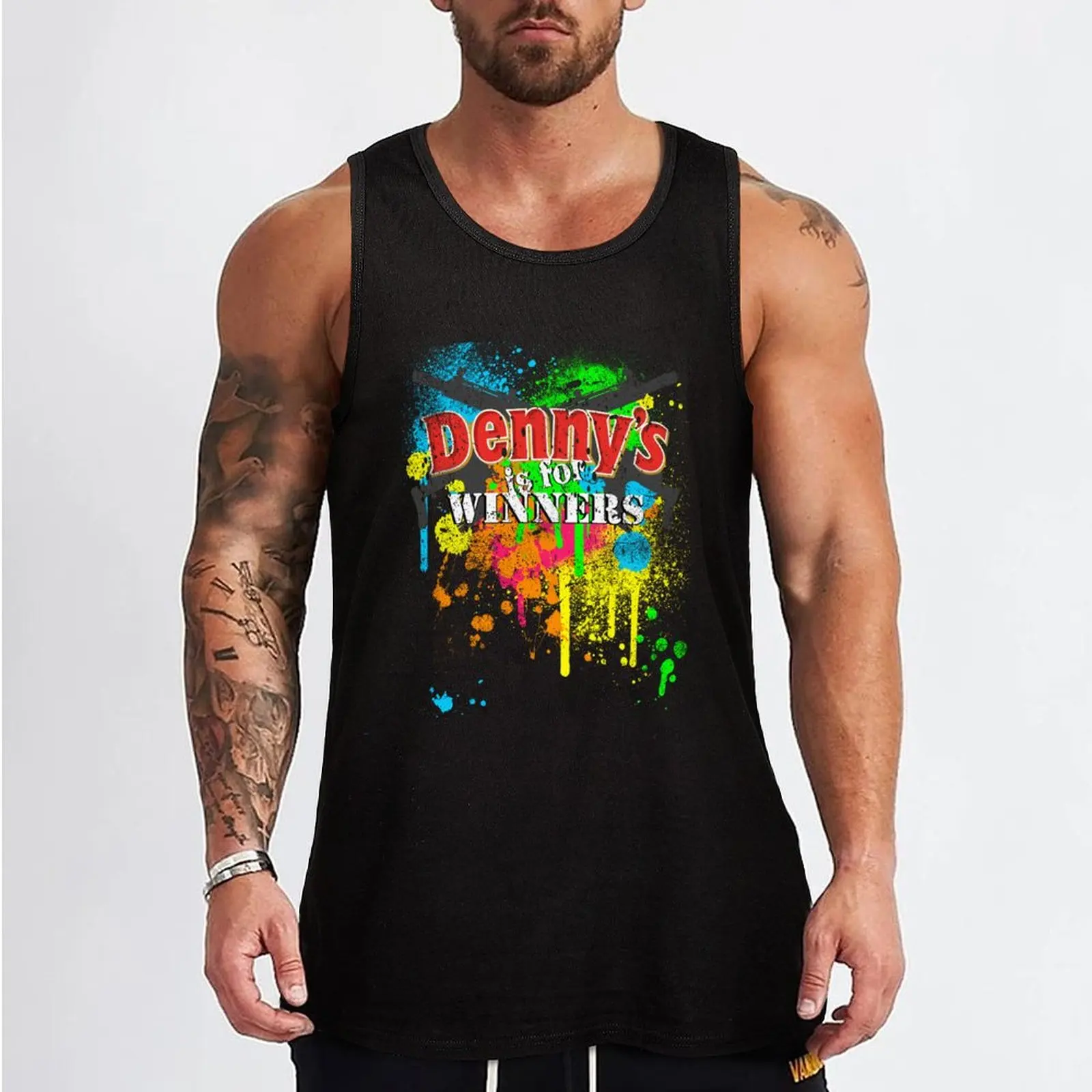 Denny's is for Winners Tank Top vests for men summer clothes for men Male clothes