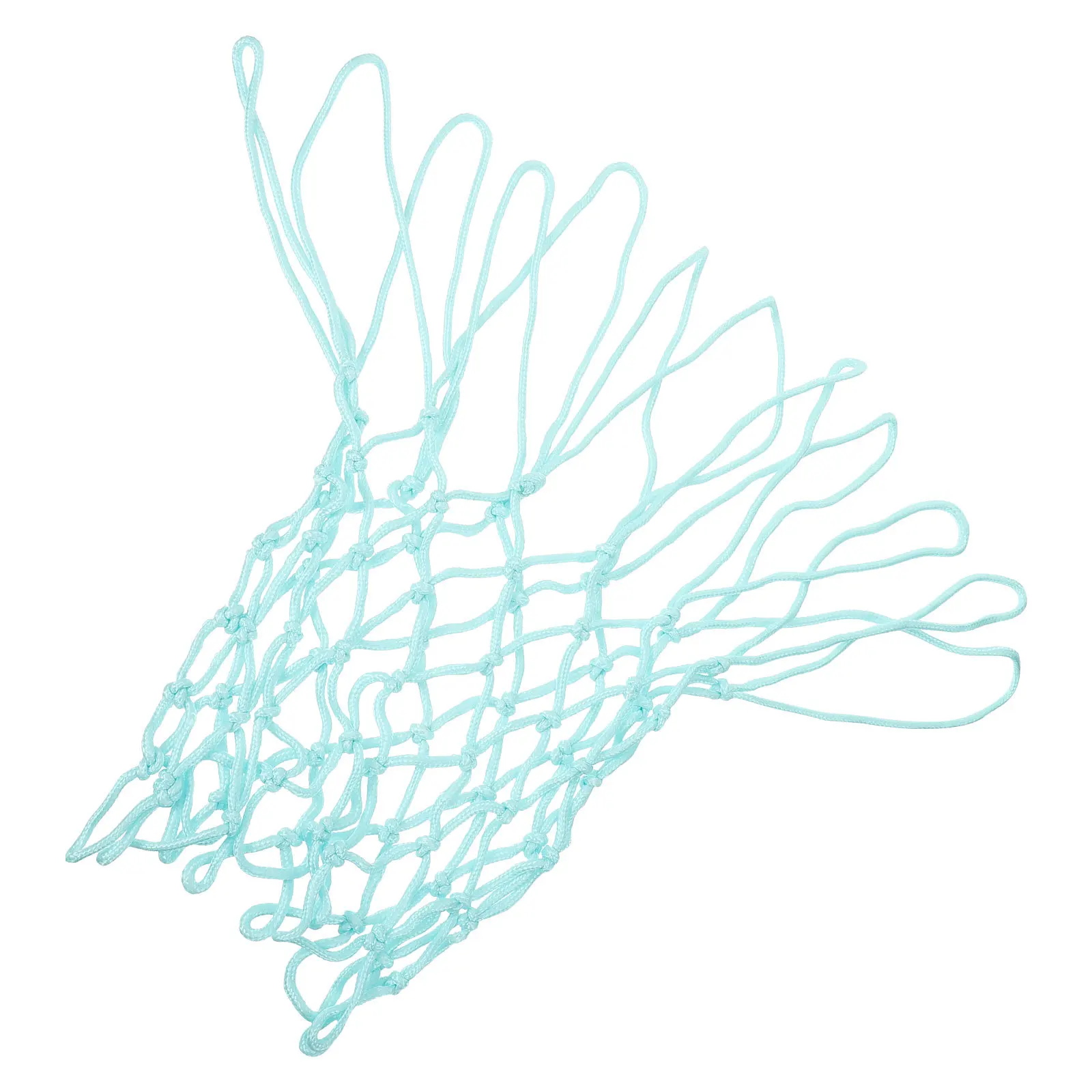 Rede de basquete luminosa de nylon, rede de substituição resistente para uso interno e externo, rede de estrutura de cesta de basquete padrão